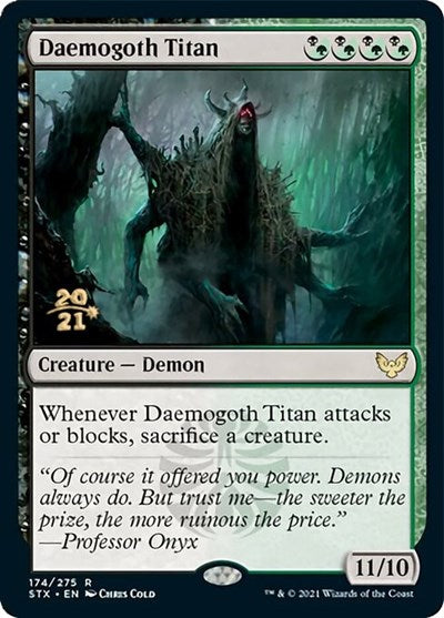 Daemogoth Titan [Strixhaven: School of Mages Prerelease Promos] | Mega City Incorporated