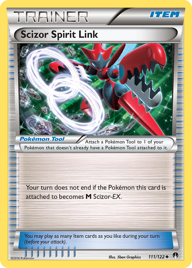 Scizor Spirit Link (111/122) [XY: BREAKpoint] | Mega City Incorporated