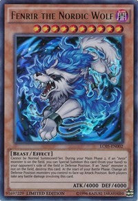 Fenrir the Nordic Wolf [LC05-EN002] Ultra Rare | Mega City Incorporated