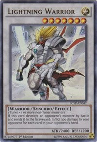 Lightning Warrior [LC5D-EN042] Ultra Rare | Mega City Incorporated