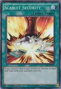 Scarlet Security [LC5D-EN076] Super Rare | Mega City Incorporated