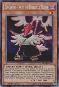 Blackwing - Vayu the Emblem of Honor [LC5D-EN118] Secret Rare | Mega City Incorporated