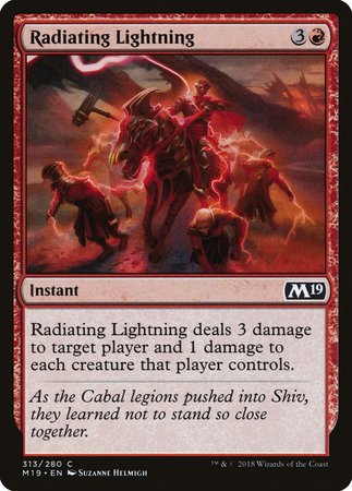 Radiating Lightning [Core Set 2019] | Mega City Incorporated