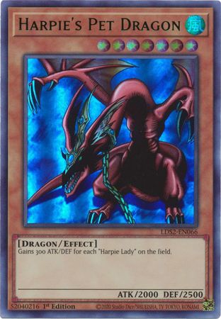 Harpie's Pet Dragon (Green) [LDS2-EN066] Ultra Rare | Mega City Incorporated