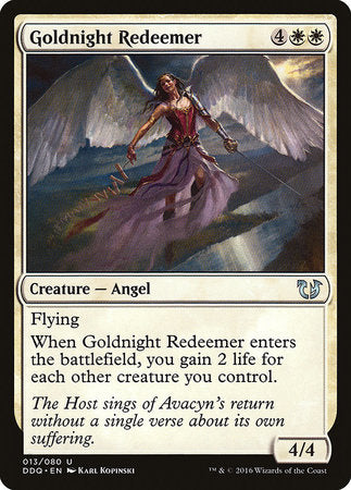 Goldnight Redeemer [Duel Decks: Blessed vs. Cursed] | Mega City Incorporated