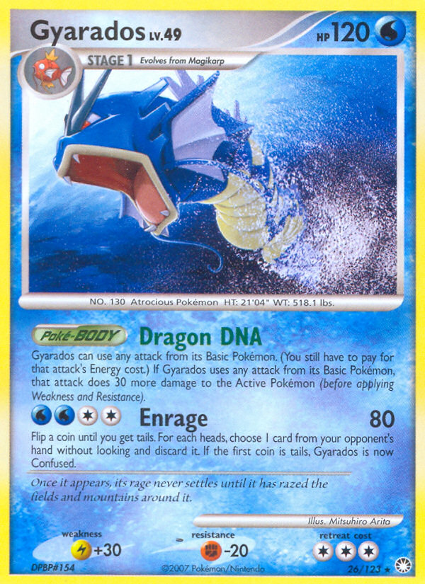 Gyarados (26/123) [Diamond & Pearl: Mysterious Treasures] | Mega City Incorporated