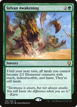 Sylvan Awakening [Dominaria] | Mega City Incorporated