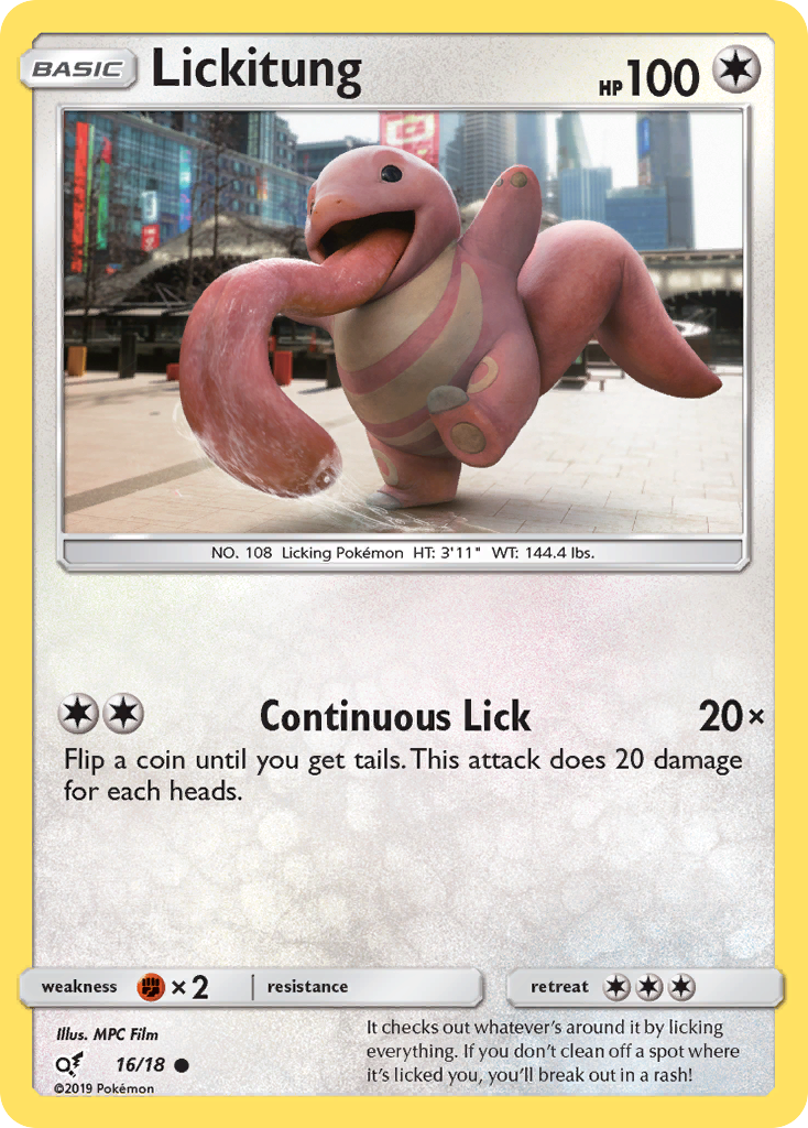 Lickitung (16/18) [Sun & Moon: Detective Pikachu] | Mega City Incorporated