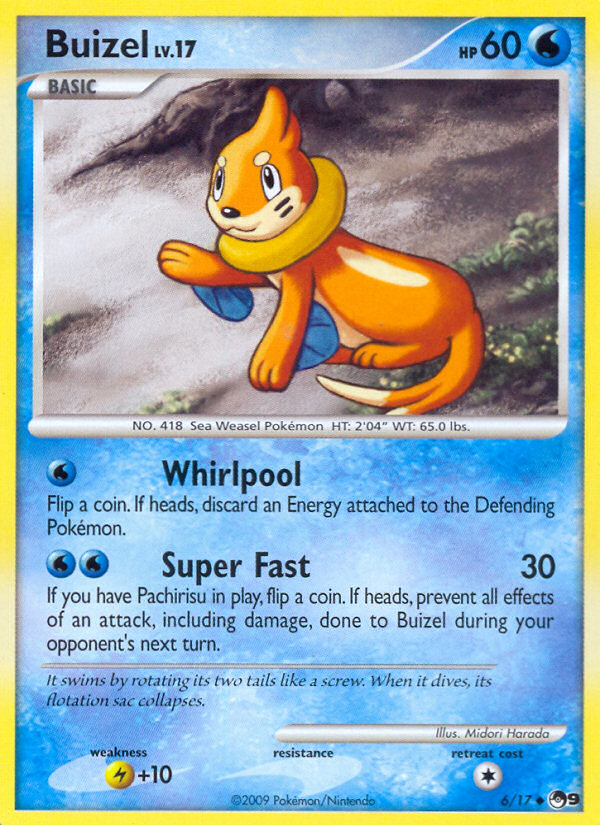 Buizel (6/17) [POP Series 9] | Mega City Incorporated