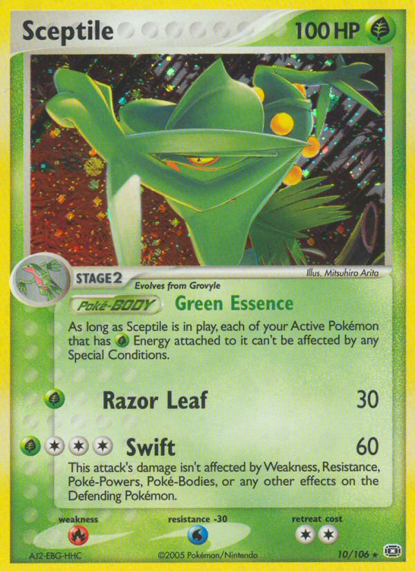 Sceptile (10/106) [EX: Emerald] | Mega City Incorporated