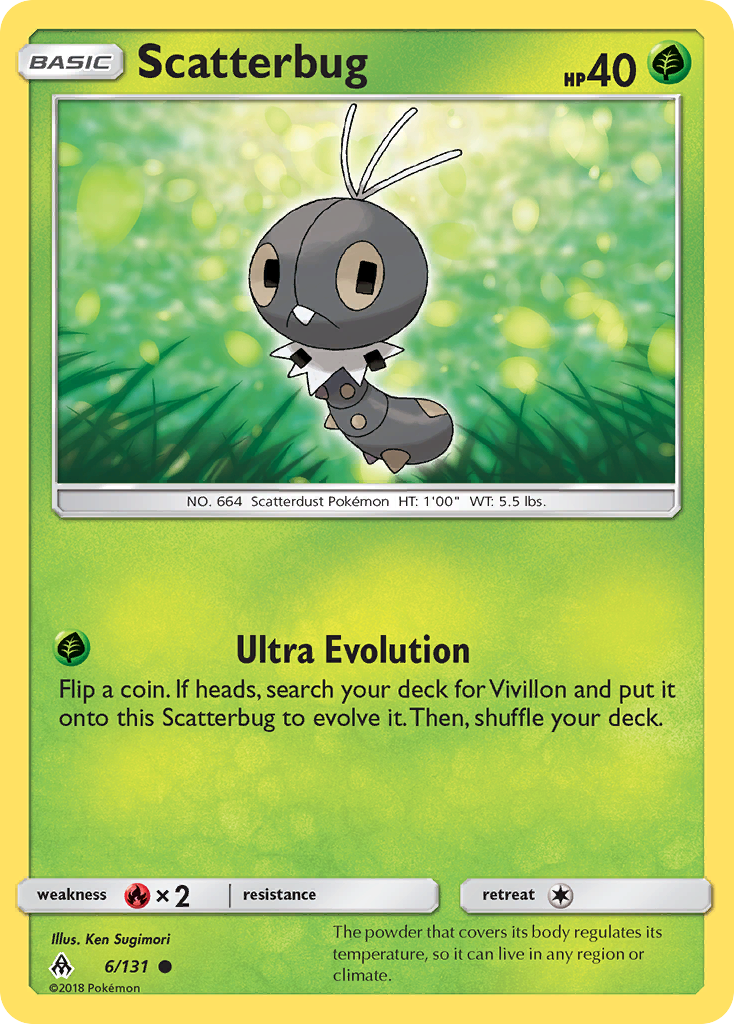 Scatterbug (6/131) [Sun & Moon: Forbidden Light] | Mega City Incorporated