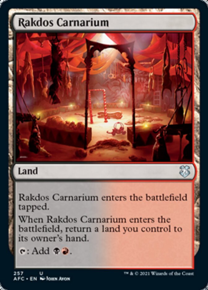 Rakdos Carnarium [Dungeons & Dragons: Adventures in the Forgotten Realms Commander] | Mega City Incorporated