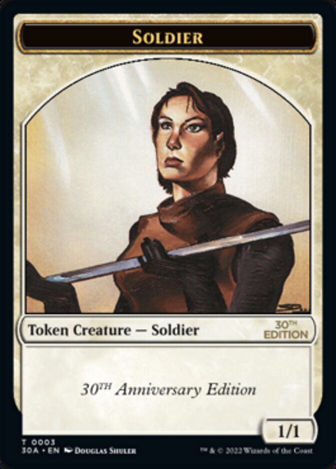 Soldier Token [30th Anniversary Tokens] | Mega City Incorporated