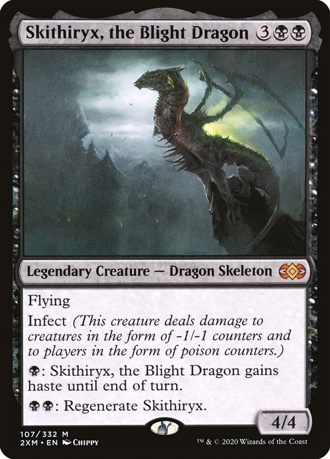 Skithiryx, the Blight Dragon [Double Masters] | Mega City Incorporated