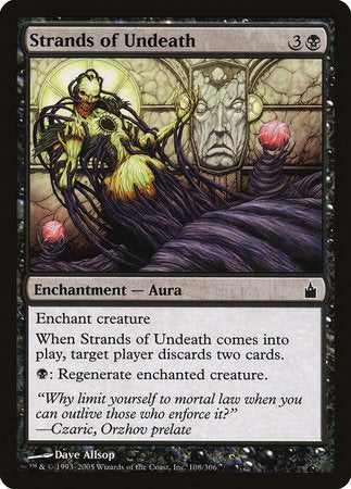 Strands of Undeath [Ravnica: City of Guilds] | Mega City Incorporated