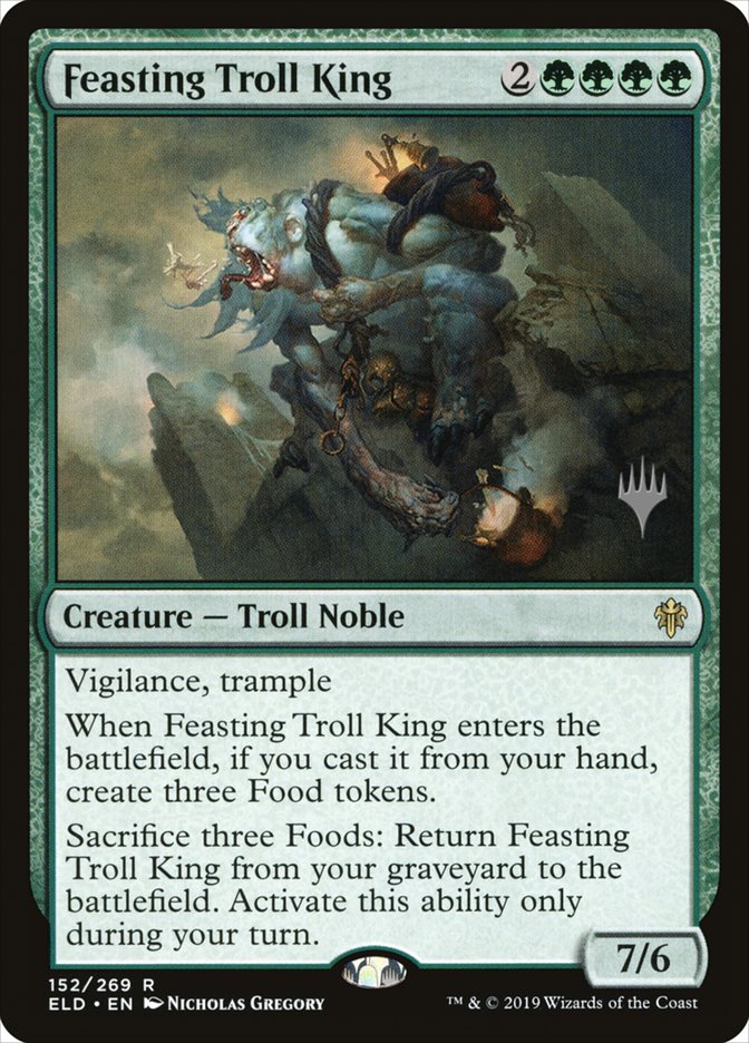 Feasting Troll King (Promo Pack) [Throne of Eldraine Promos] | Mega City Incorporated