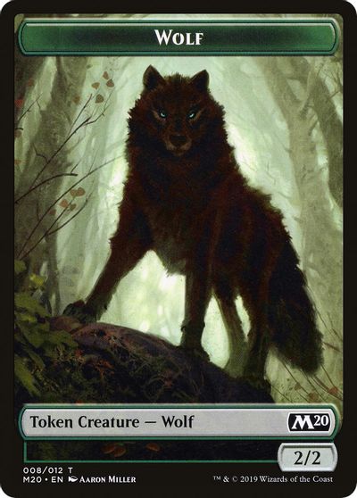 Wolf Double-sided Token [Challenger Decks 2020 Tokens] | Mega City Incorporated