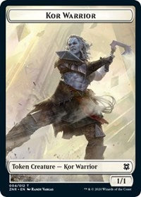 Kor Warrior // Plant Double-sided Token [Zendikar Rising Tokens] | Mega City Incorporated