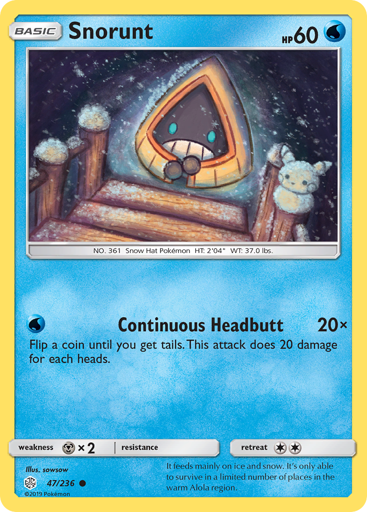 Snorunt (47/236) [Sun & Moon: Cosmic Eclipse] | Mega City Incorporated