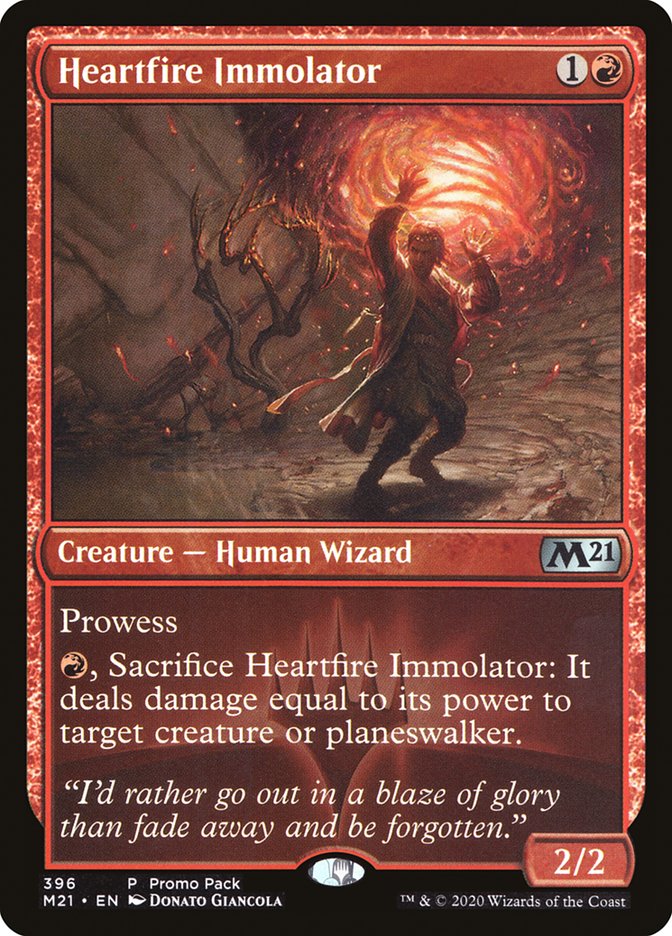 Heartfire Immolator (Promo Pack) [Core Set 2021 Promos] | Mega City Incorporated