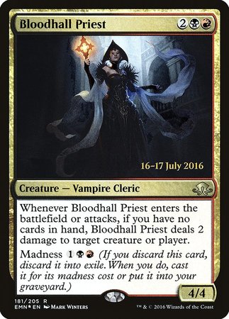 Bloodhall Priest [Eldritch Moon Promos] | Mega City Incorporated