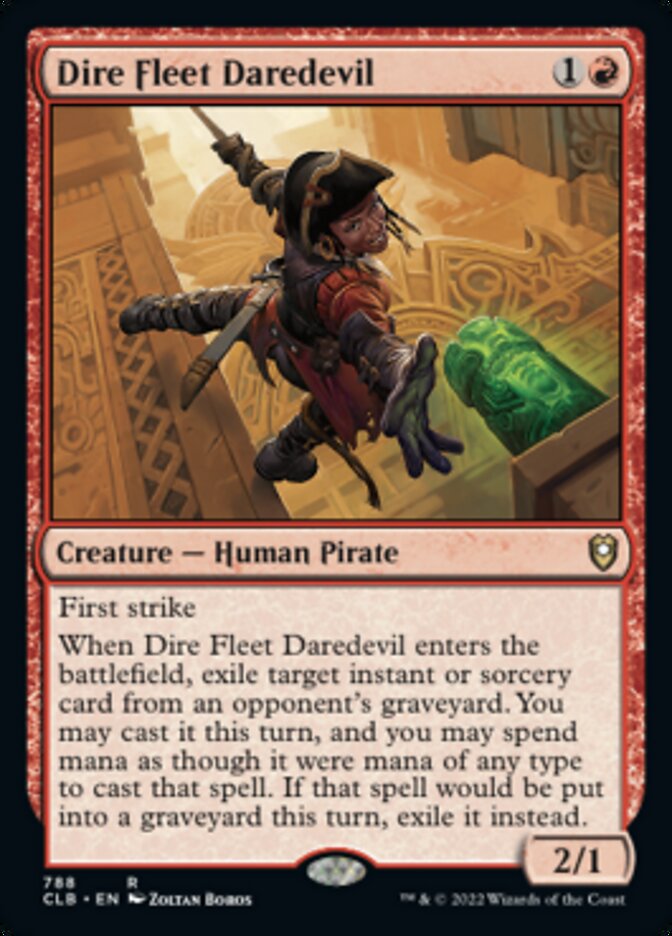 Dire Fleet Daredevil [Commander Legends: Battle for Baldur's Gate] | Mega City Incorporated