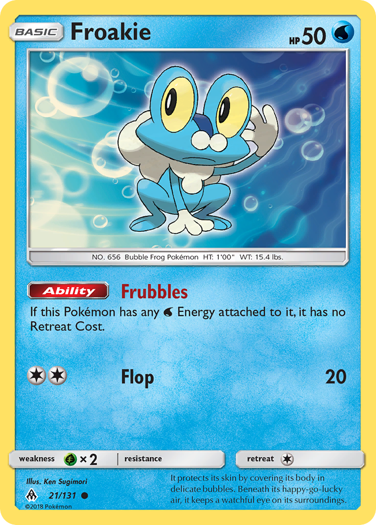 Froakie (21/131) [Sun & Moon: Forbidden Light] | Mega City Incorporated