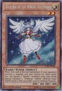 Valkyrie of the Nordic Ascendant [LC5D-EN184] Secret Rare | Mega City Incorporated