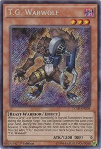 T.G. Warwolf [LC5D-EN209] Secret Rare | Mega City Incorporated