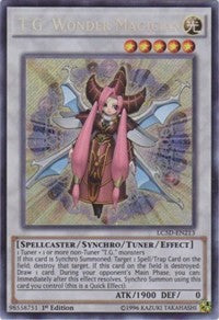 T.G. Wonder Magician [LC5D-EN213] Secret Rare | Mega City Incorporated