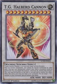 T.G. Halberd Cannon [LC5D-EN216] Super Rare | Mega City Incorporated