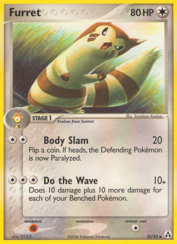 Furret (33/92) [EX: Legend Maker] | Mega City Incorporated