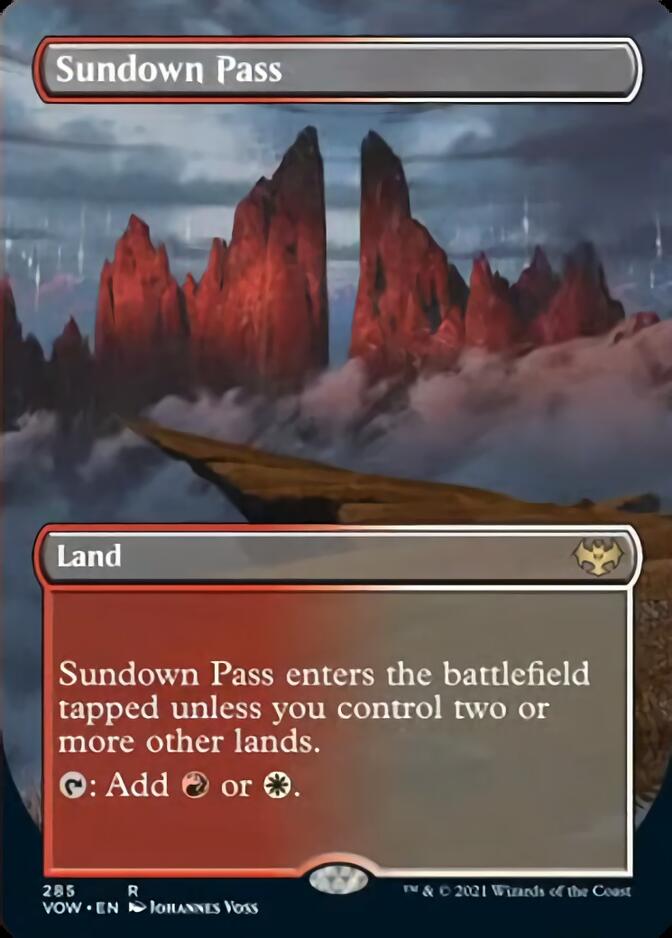 Sundown Pass (Borderless) [Innistrad: Crimson Vow] | Mega City Incorporated