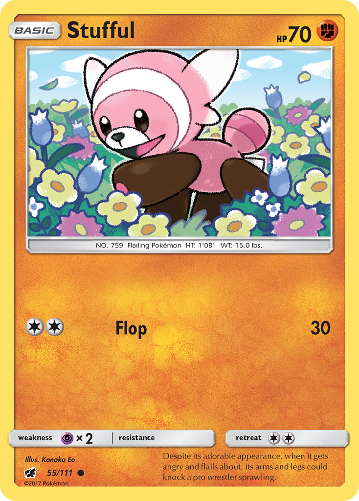 Stufful (55/111) [Sun & Moon: Crimson Invasion] | Mega City Incorporated