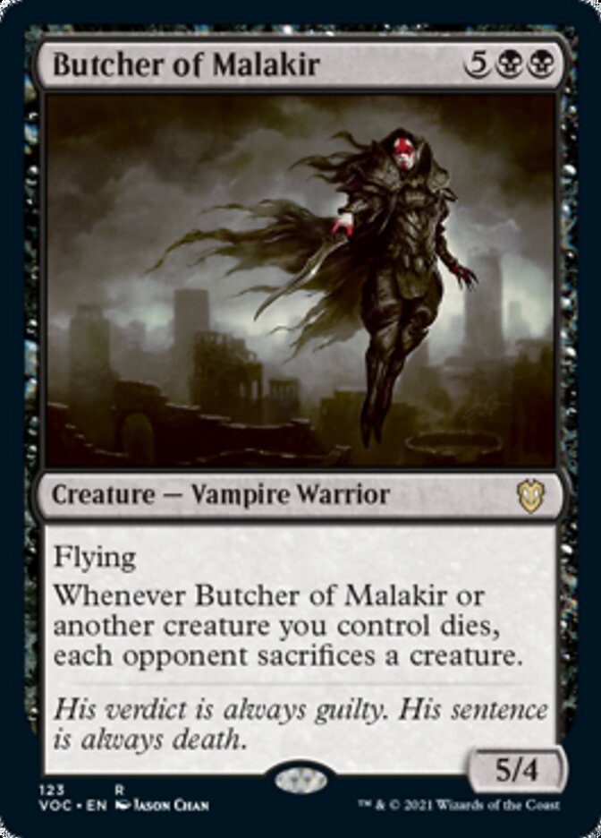Butcher of Malakir [Innistrad: Crimson Vow Commander] | Mega City Incorporated