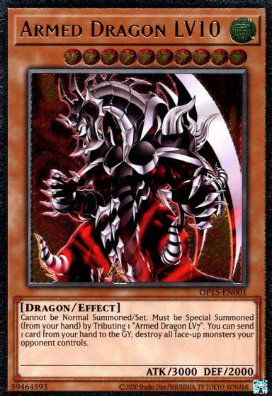 Armed Dragon LV10 [OP15-EN001] Ultimate Rare | Mega City Incorporated