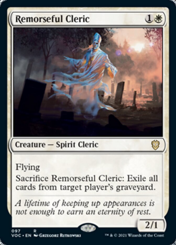 Remorseful Cleric [Innistrad: Crimson Vow Commander] | Mega City Incorporated
