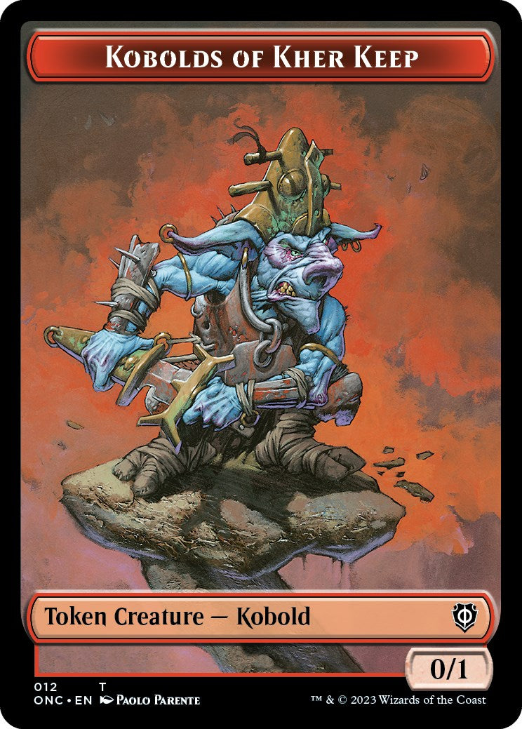 Kobolds of Kher Keep // Dragon Double-Sided Token [Phyrexia: All Will Be One Commander Tokens] | Mega City Incorporated