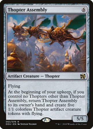 Thopter Assembly [Duel Decks: Elves vs. Inventors] | Mega City Incorporated