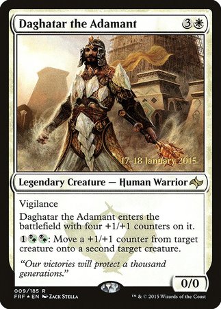 Daghatar the Adamant [Fate Reforged Promos] | Mega City Incorporated