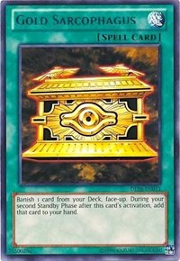 Gold Sarcophagus (Blue) [DL18-EN011] Rare | Mega City Incorporated