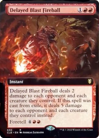 Delayed Blast Fireball (Extended Art) [Commander Legends: Battle for Baldur's Gate] | Mega City Incorporated