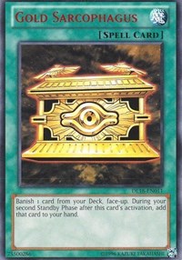 Gold Sarcophagus (Red) [DL18-EN011] Rare | Mega City Incorporated