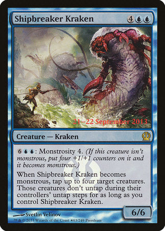 Shipbreaker Kraken [Theros Promos] | Mega City Incorporated