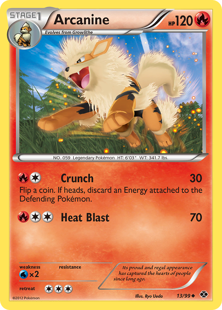 Arcanine (13/99) [Black & White: Next Destinies] | Mega City Incorporated