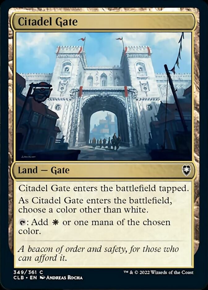 Citadel Gate [Commander Legends: Battle for Baldur's Gate] | Mega City Incorporated