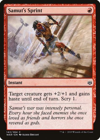 Samut's Sprint [War of the Spark] | Mega City Incorporated