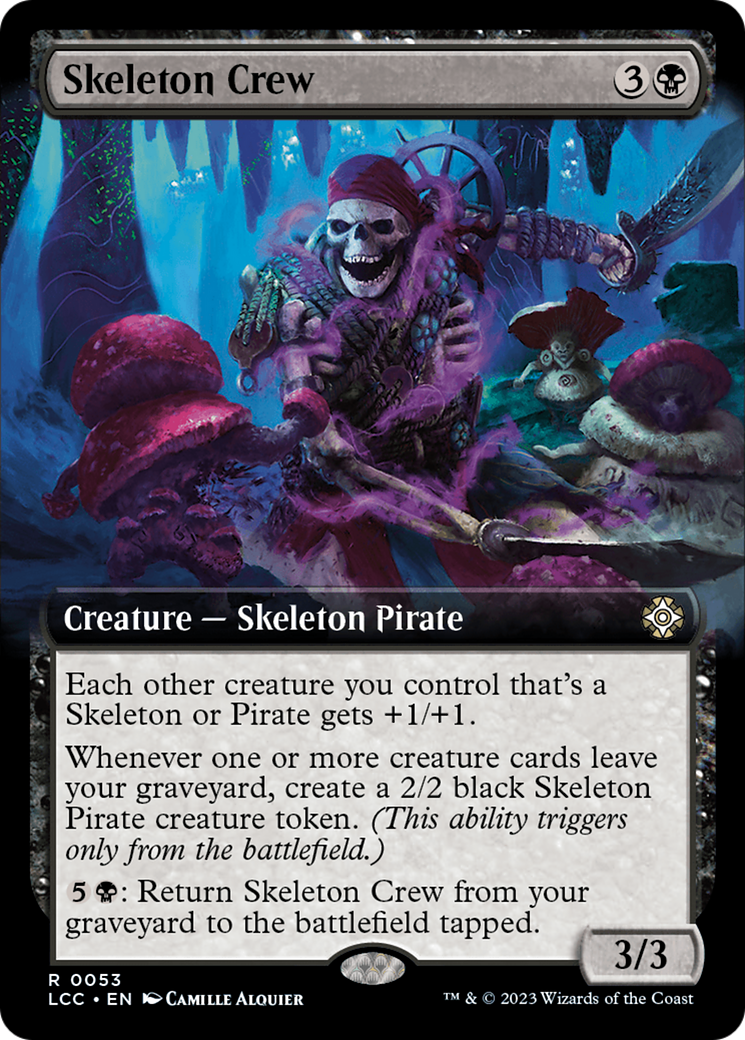 Skeleton Crew (Extended Art) [The Lost Caverns of Ixalan Commander] | Mega City Incorporated