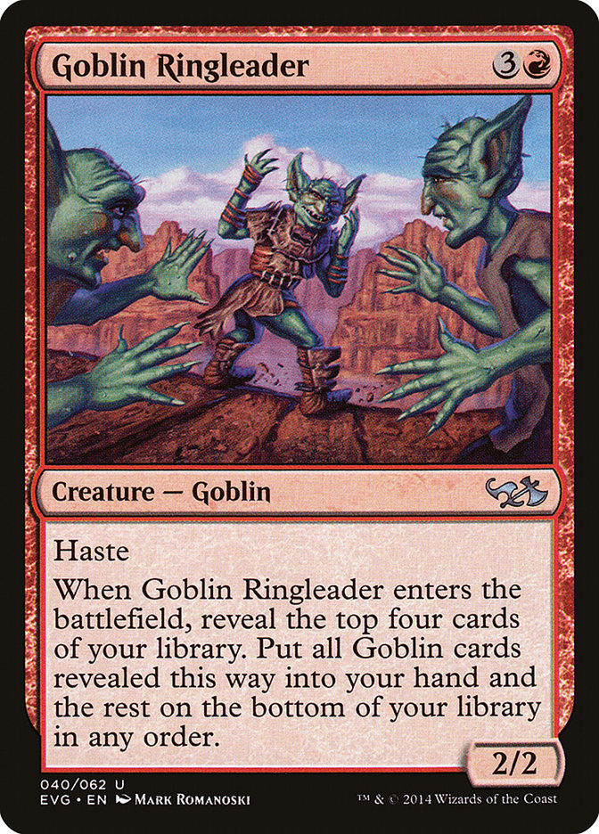 Goblin Ringleader (Elves vs. Goblins) [Duel Decks Anthology] | Mega City Incorporated