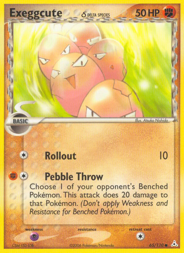 Exeggcute (65/110) (Delta Species) [EX: Holon Phantoms] | Mega City Incorporated